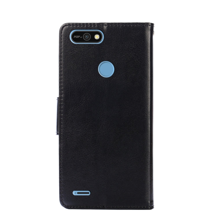 For Tecno Pop 2 / Pop 2 F / Pop 2 Pro / Pop 2 Power / Itel P13 Crystal Texture Horizontal Flip Leather Case with Holder & Card Slots & Wallet