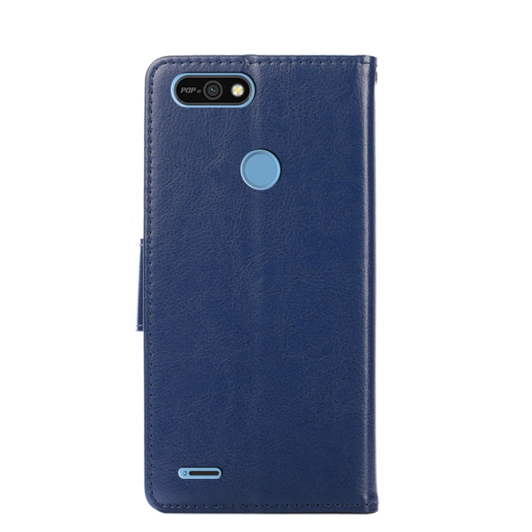 For Tecno Pop 2 / Pop 2 F / Pop 2 Pro / Pop 2 Power / Itel P13 Crystal Texture Horizontal Flip Leather Case with Holder & Card Slots & Wallet