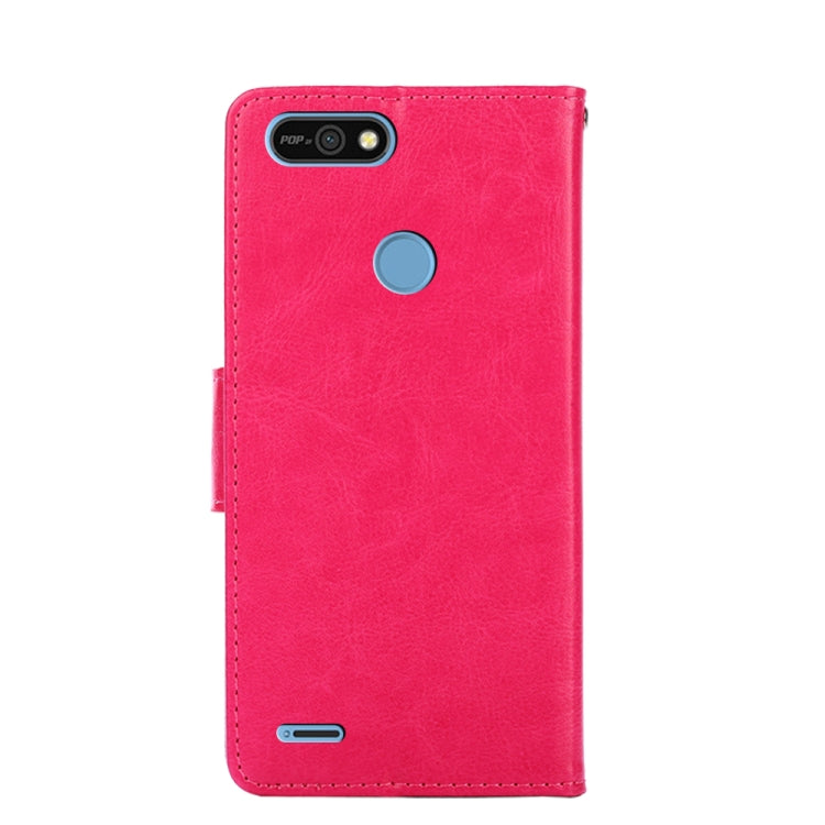 For Tecno Pop 2 / Pop 2 F / Pop 2 Pro / Pop 2 Power / Itel P13 Crystal Texture Horizontal Flip Leather Case with Holder & Card Slots & Wallet