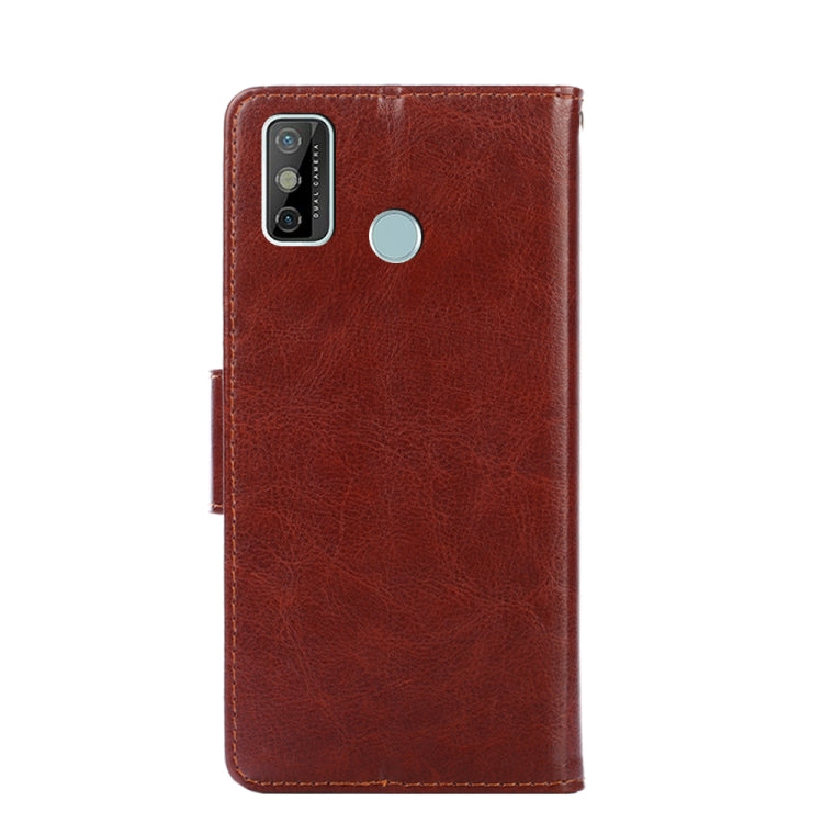 For Tecno Spark 6 GO Crystal Texture Horizontal Flip Leather Case with Holder & Card Slots & Wallet