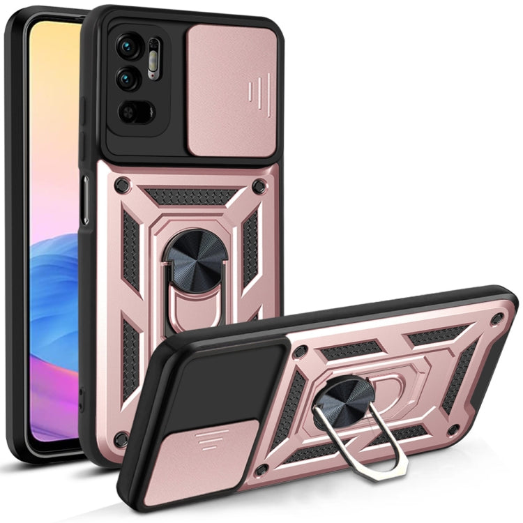 For Xiaomi Redmi Note 10 5G Sliding Camera Cover Design TPU+PC Protective Case