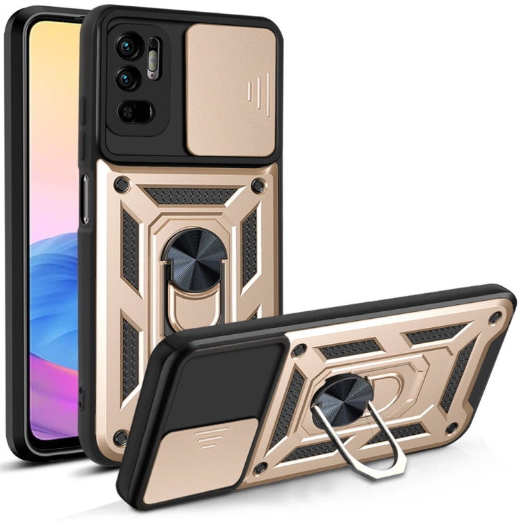 For Xiaomi Redmi Note 10 5G Sliding Camera Cover Design TPU+PC Protective Case