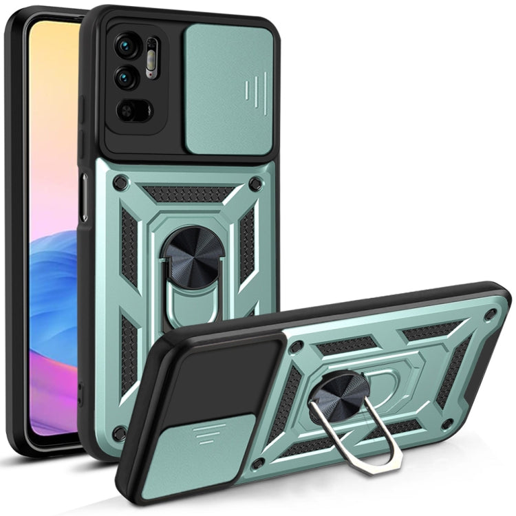 For Xiaomi Redmi Note 10 5G Sliding Camera Cover Design TPU+PC Protective Case