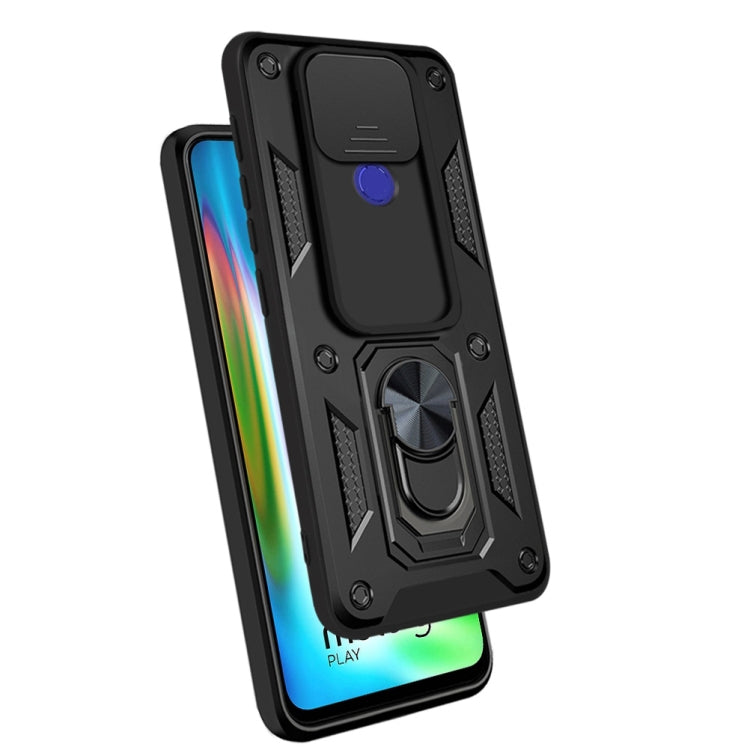 For Motorola Moto G9 Play Sliding Camera Cover Design TPU+PC Protective Case
