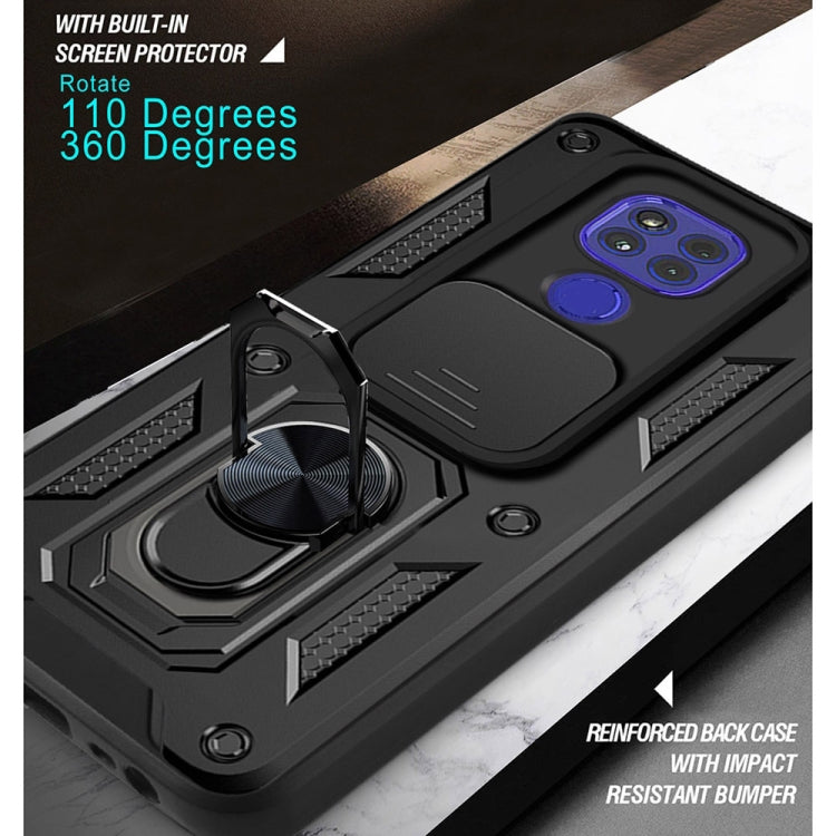 For Motorola Moto G9 Play Sliding Camera Cover Design TPU+PC Protective Case