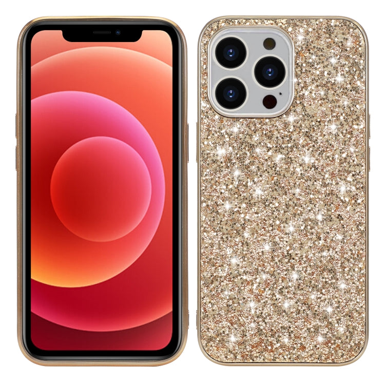 Glitter Powder Shockproof TPU Protective Case For iPhone 13 Pro