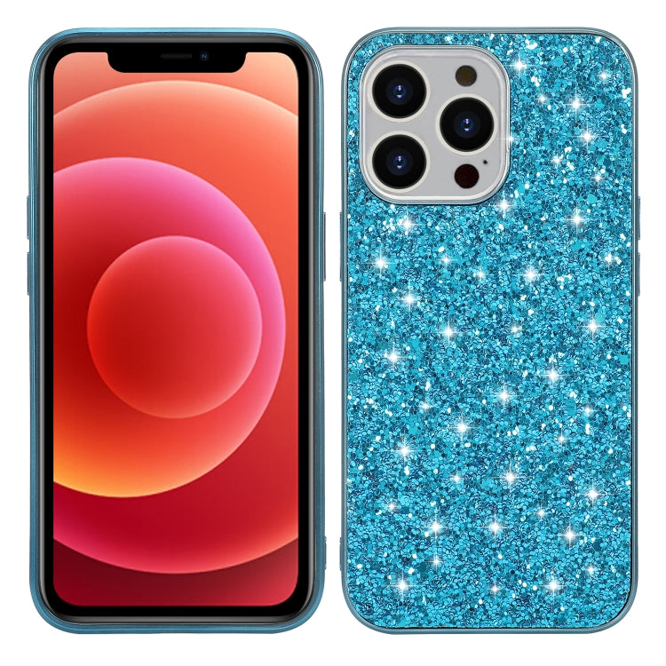For iPhone 13 Pro Max Glitter Powder Shockproof TPU Protective Case