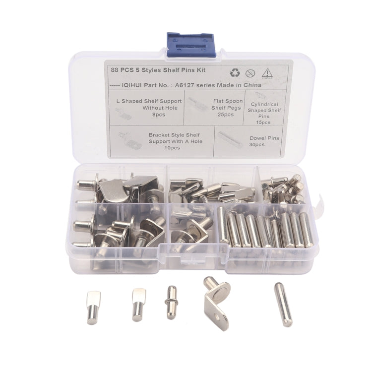 A6127 88 PCS Stationery / Clothes Cabinet Fixing Rack Pin Set