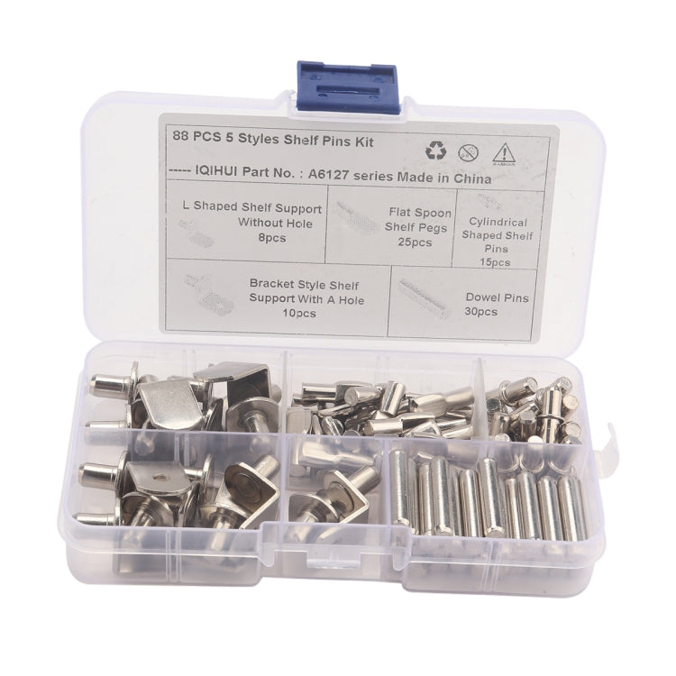 A6127 88 PCS Stationery / Clothes Cabinet Fixing Rack Pin Set