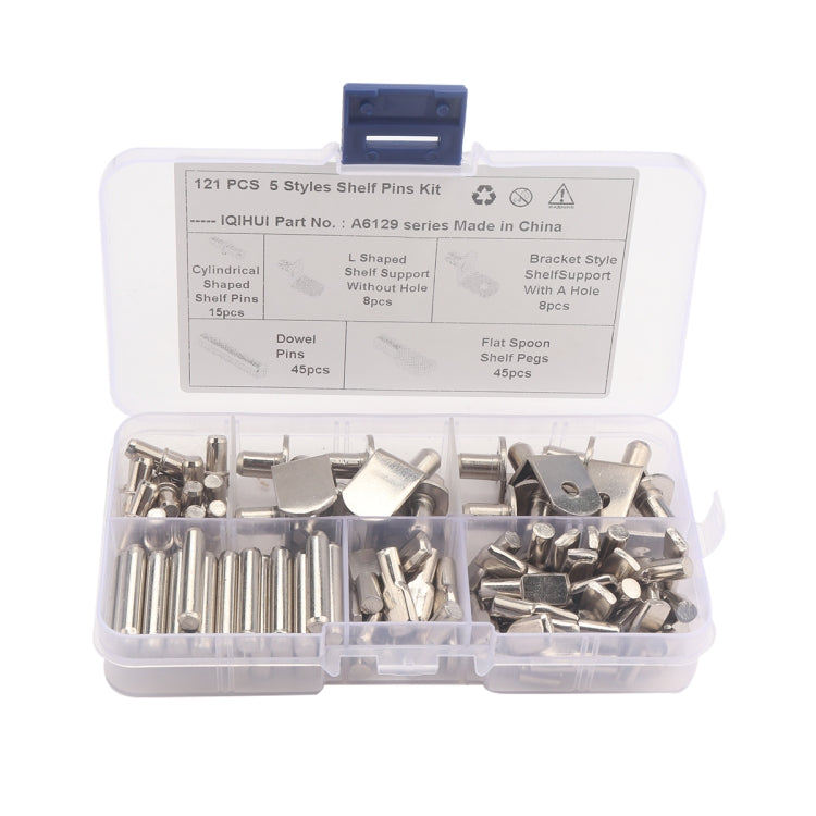 A6129 121 PCS Stationery / Clothes Cabinet Fixing Rack Pin Set