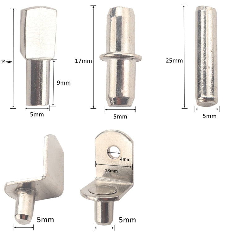A6129 121 PCS Stationery / Clothes Cabinet Fixing Rack Pin Set