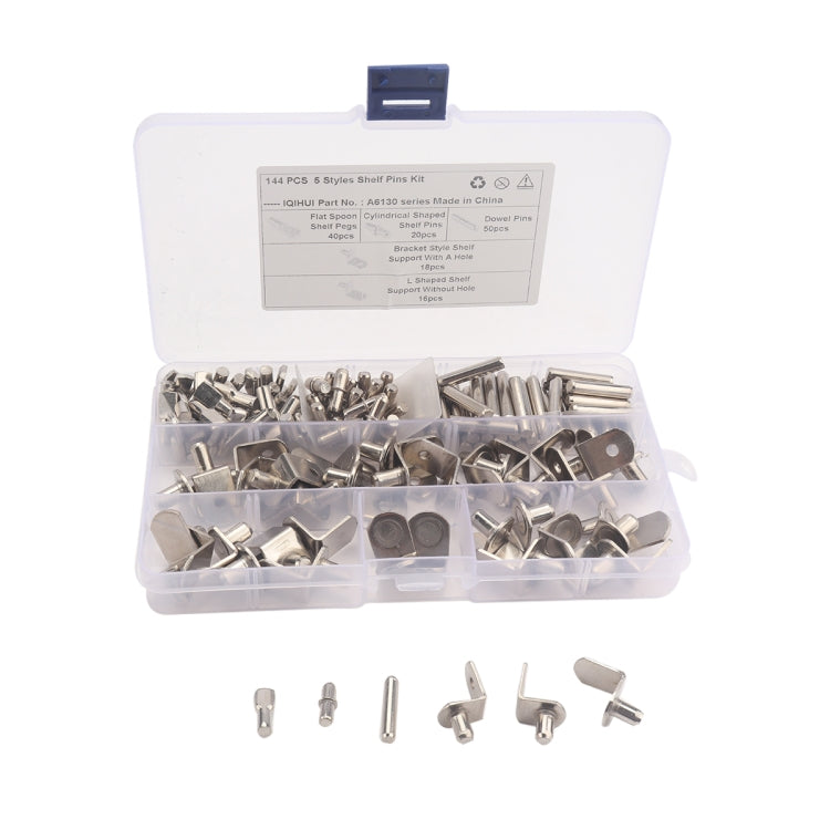 A6130 144 PCS Stationery / Clothes Cabinet Fixing Rack Pin Set