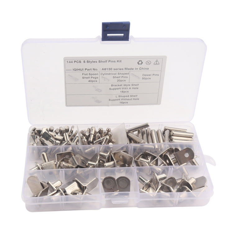 A6130 144 PCS Stationery / Clothes Cabinet Fixing Rack Pin Set