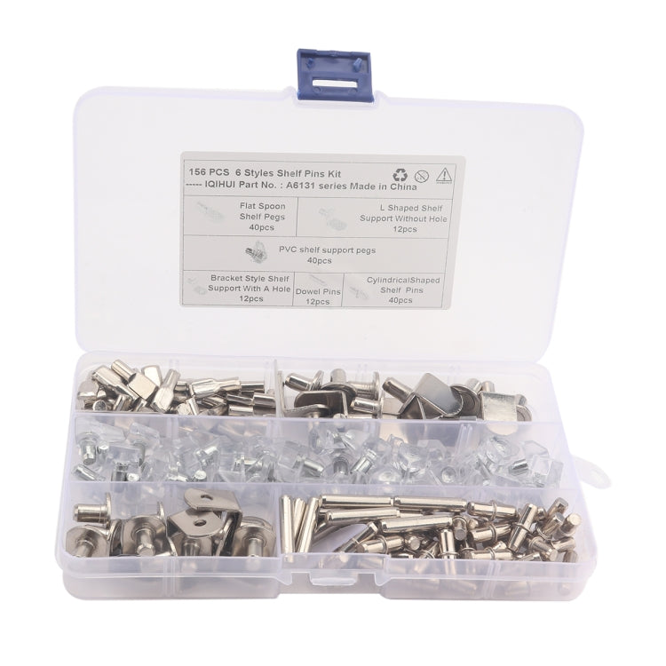 A6131 156 PCS Stationery / Clothes Cabinet Fixing Rack Pin Set
