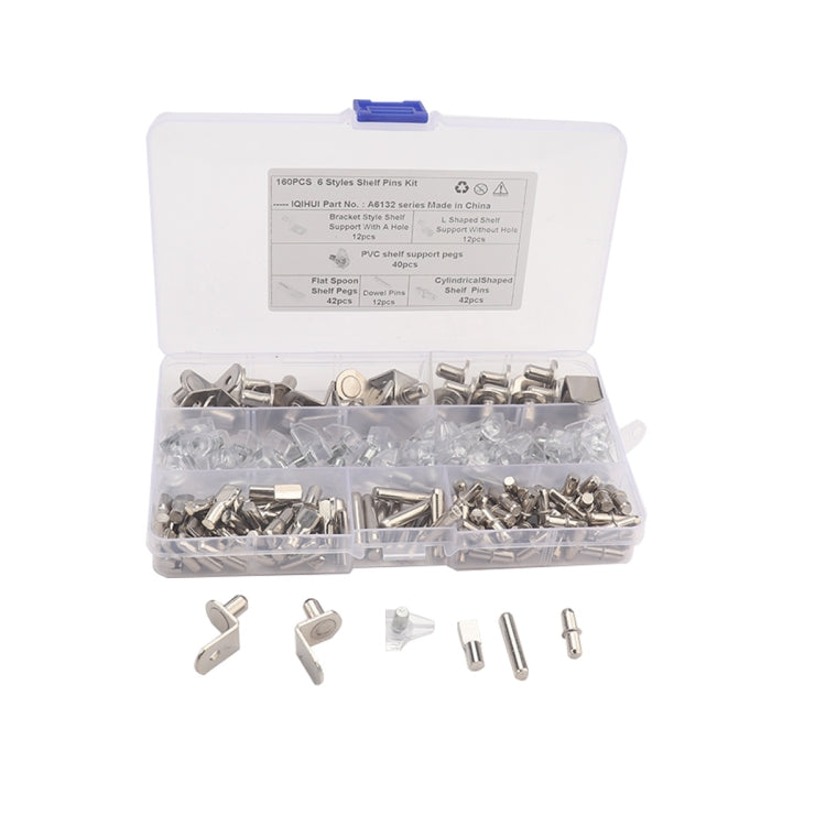 A6132 160 PCS Stationery / Clothes Cabinet Fixing Rack Pin Set