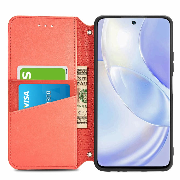For Huawei nova 8 SE Youth Blooming Mandala Embossed Pattern Magnetic Horizontal Flip Leather Case with Holder & Card Slots & Wallet
