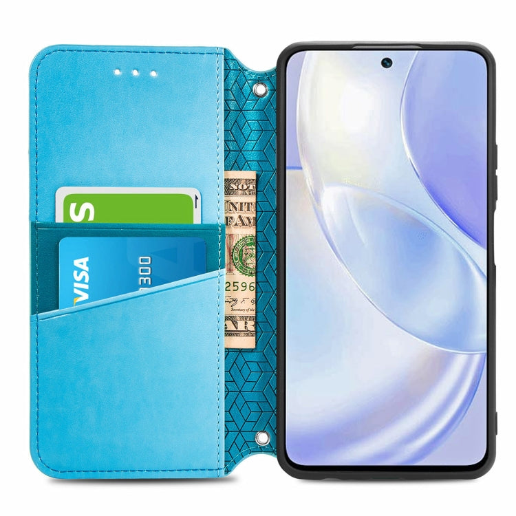 For Huawei nova 8 SE Youth Blooming Mandala Embossed Pattern Magnetic Horizontal Flip Leather Case with Holder & Card Slots & Wallet