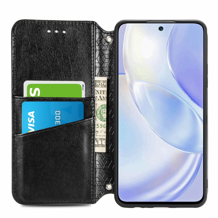 For Huawei nova 8 SE Youth Blooming Mandala Embossed Pattern Magnetic Horizontal Flip Leather Case with Holder & Card Slots & Wallet