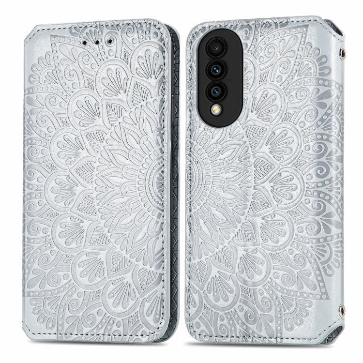For Huawei nova 8 SE Youth Blooming Mandala Embossed Pattern Magnetic Horizontal Flip Leather Case with Holder & Card Slots & Wallet