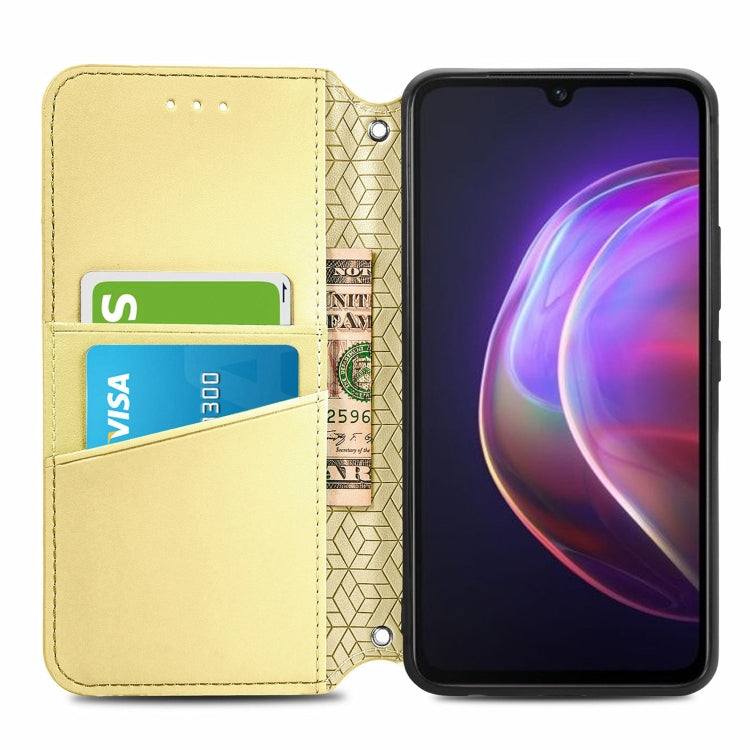 For vivo V21 Blooming Mandala Embossed Pattern Magnetic Horizontal Flip Leather Case with Holder & Card Slots & Wallet