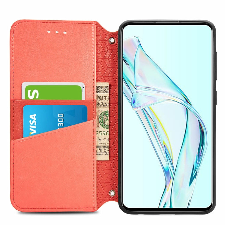 For ZTE Axon 30 5G Blooming Mandala Embossed Pattern Magnetic Horizontal Flip Leather Case with Holder & Card Slots & Wallet