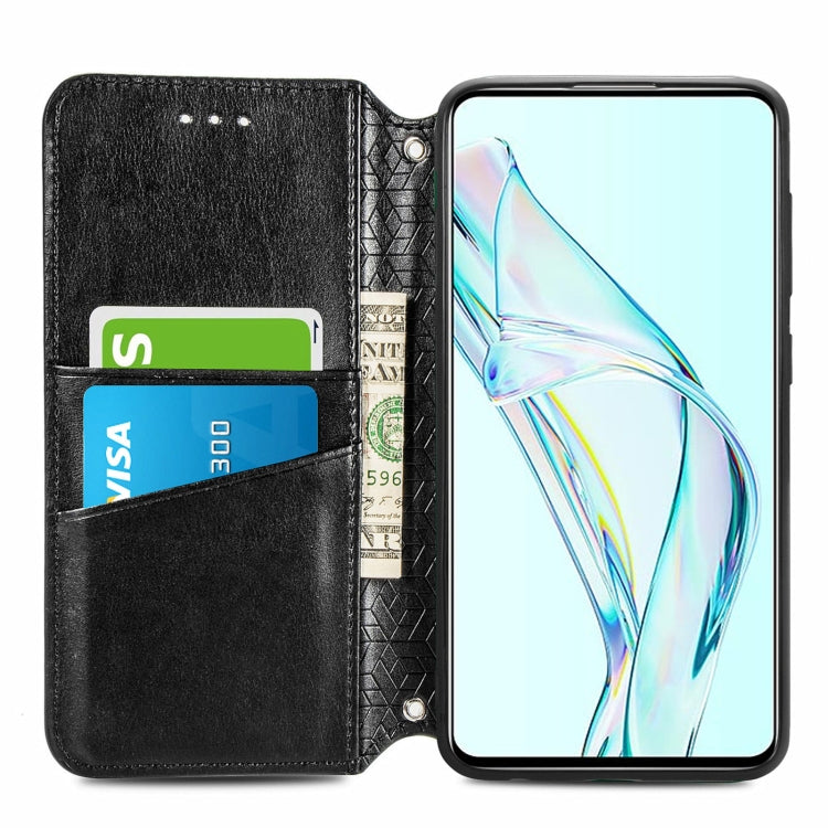 For ZTE Axon 30 5G Blooming Mandala Embossed Pattern Magnetic Horizontal Flip Leather Case with Holder & Card Slots & Wallet
