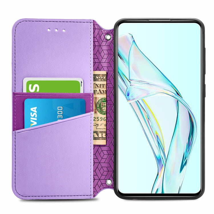 For ZTE Axon 30 5G Blooming Mandala Embossed Pattern Magnetic Horizontal Flip Leather Case with Holder & Card Slots & Wallet