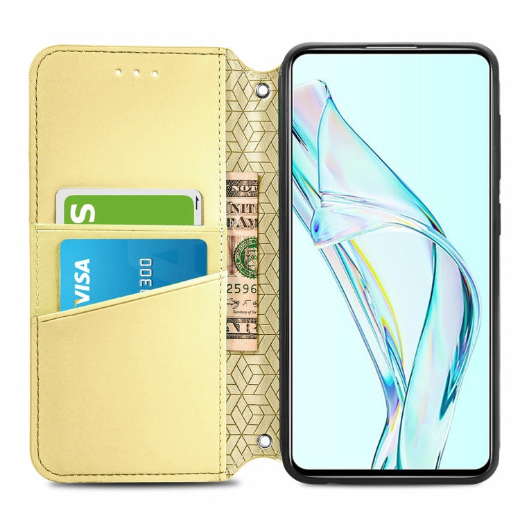 For ZTE Axon 30 5G Blooming Mandala Embossed Pattern Magnetic Horizontal Flip Leather Case with Holder & Card Slots & Wallet