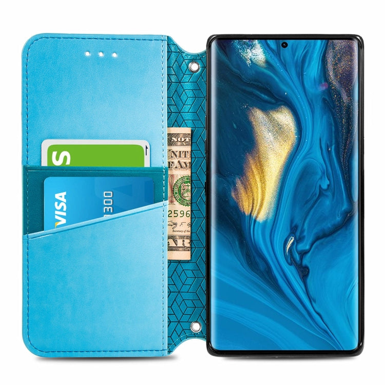 For ZTE nubia Z30 Pro Blooming Mandala Embossed Pattern Magnetic Horizontal Flip Leather Case with Holder & Card Slots & Wallet