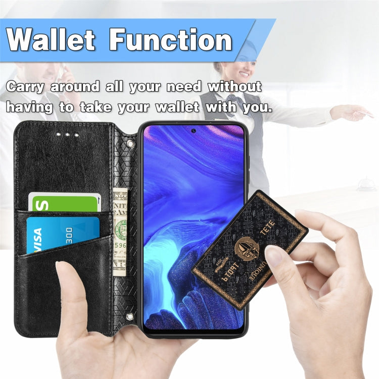 For Infinix Note 10 Pro Blooming Mandala Embossed Pattern Magnetic Horizontal Flip Leather Case with Holder & Card Slots & Wallet