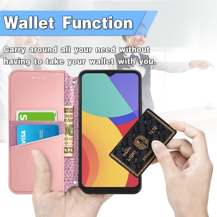 For Alcatel 1S (2021) Blooming Mandala Embossed Pattern Magnetic Horizontal Flip Leather Case with Holder & Card Slots & Wallet