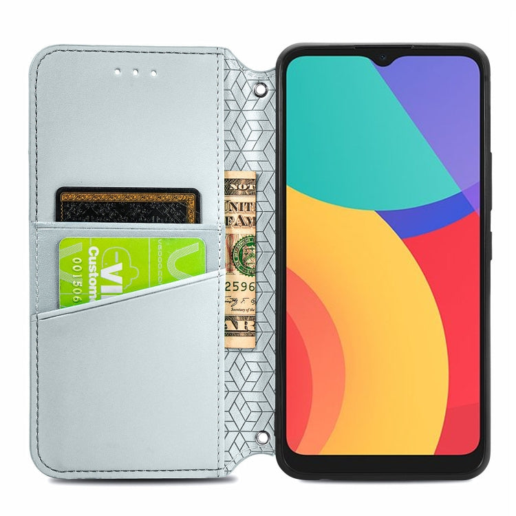 For Alcatel 1S (2021) Blooming Mandala Embossed Pattern Magnetic Horizontal Flip Leather Case with Holder & Card Slots & Wallet
