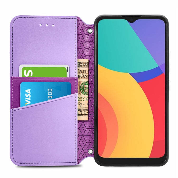 For Alcatel 1S (2021) Blooming Mandala Embossed Pattern Magnetic Horizontal Flip Leather Case with Holder & Card Slots & Wallet