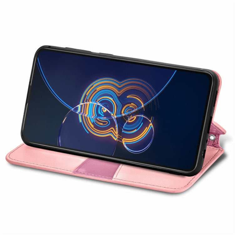 For Asus Zenfone 8 Flip Blooming Mandala Embossed Pattern Magnetic Horizontal Flip Leather Case with Holder & Card Slots & Wallet