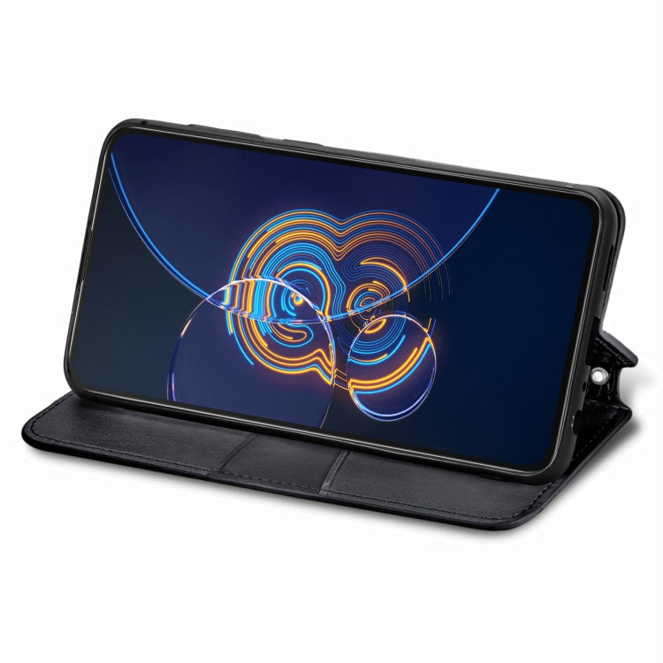 For Asus Zenfone 8 Flip Blooming Mandala Embossed Pattern Magnetic Horizontal Flip Leather Case with Holder & Card Slots & Wallet