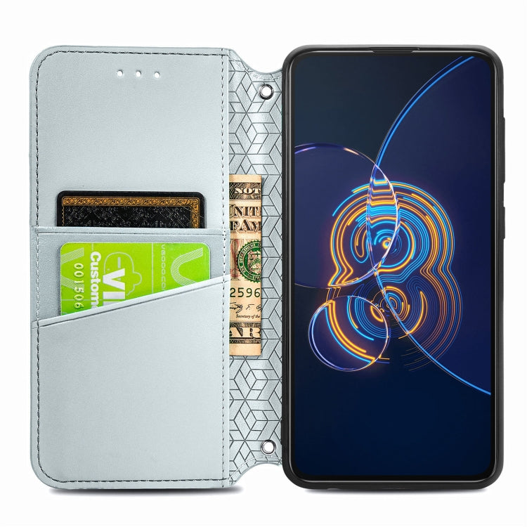 For Asus Zenfone 8 Flip Blooming Mandala Embossed Pattern Magnetic Horizontal Flip Leather Case with Holder & Card Slots & Wallet