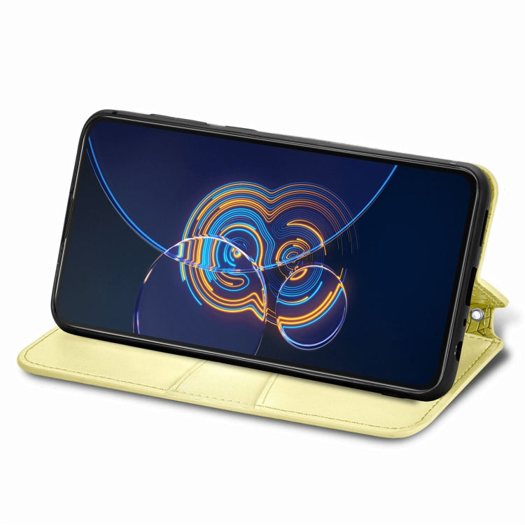 For Asus Zenfone 8 Flip Blooming Mandala Embossed Pattern Magnetic Horizontal Flip Leather Case with Holder & Card Slots & Wallet