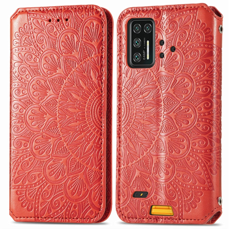 For UMIDIGI Bison GT Blooming Mandala Embossed Pattern Magnetic Horizontal Flip Leather Case with Holder & Card Slots & Wallet