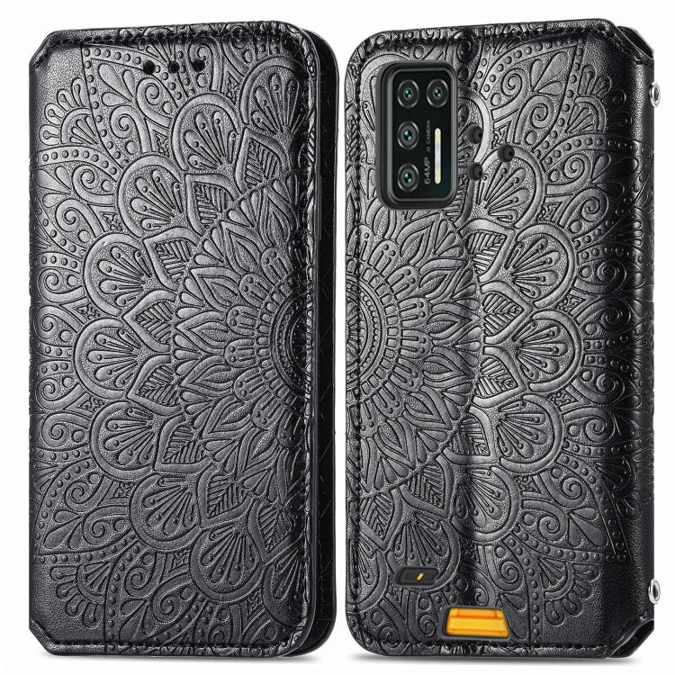 For UMIDIGI Bison GT Blooming Mandala Embossed Pattern Magnetic Horizontal Flip Leather Case with Holder & Card Slots & Wallet