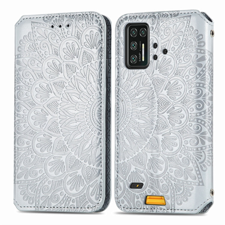 For UMIDIGI Bison GT Blooming Mandala Embossed Pattern Magnetic Horizontal Flip Leather Case with Holder & Card Slots & Wallet