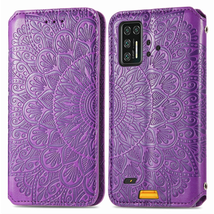 For UMIDIGI Bison GT Blooming Mandala Embossed Pattern Magnetic Horizontal Flip Leather Case with Holder & Card Slots & Wallet