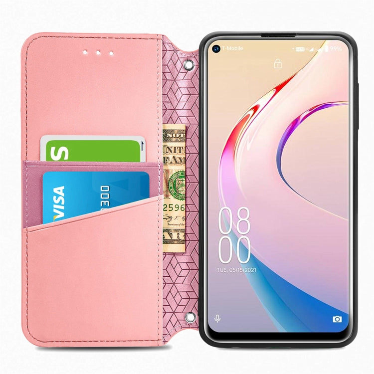 For Oukitel C21 Pro Blooming Mandala Embossed Pattern Magnetic Horizontal Flip Leather Case with Holder & Card Slots & Wallet