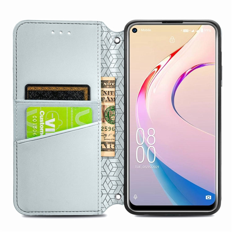 For Oukitel C21 Pro Blooming Mandala Embossed Pattern Magnetic Horizontal Flip Leather Case with Holder & Card Slots & Wallet
