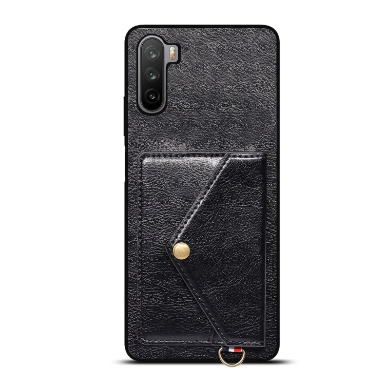 For Huawei Mate 40 Lite Litchi Texture Silicone + PC + PU Leather Back Cover Shockproof Case with Card Slot