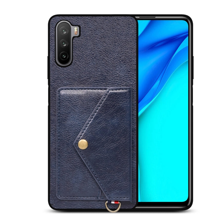 For Huawei Mate 40 Lite Litchi Texture Silicone + PC + PU Leather Back Cover Shockproof Case with Card Slot