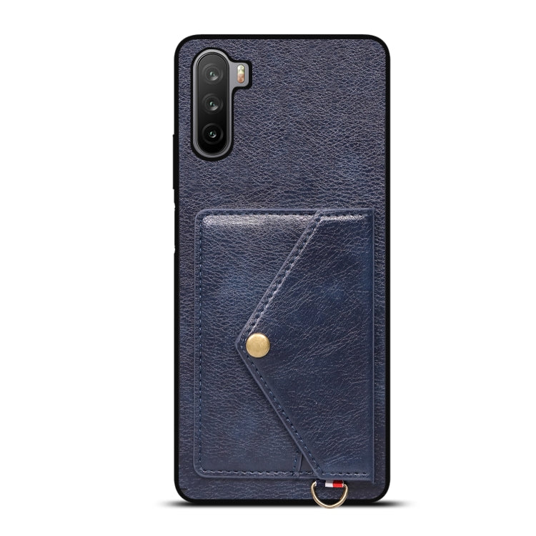 For Huawei Mate 40 Lite Litchi Texture Silicone + PC + PU Leather Back Cover Shockproof Case with Card Slot