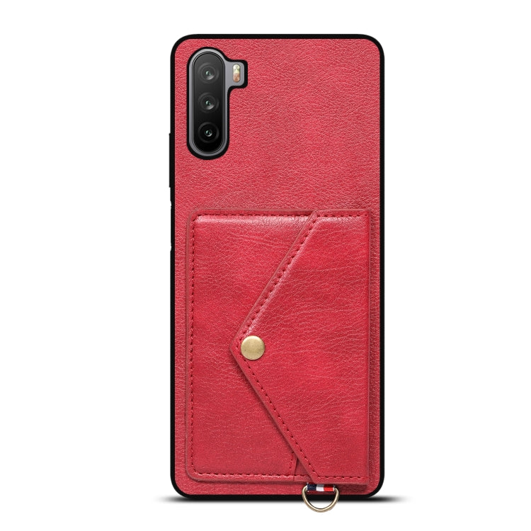 For Huawei Mate 40 Lite Litchi Texture Silicone + PC + PU Leather Back Cover Shockproof Case with Card Slot
