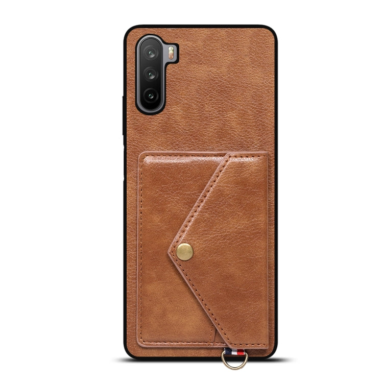 For Huawei Mate 40 Lite Litchi Texture Silicone + PC + PU Leather Back Cover Shockproof Case with Card Slot