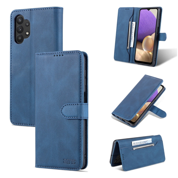 For Samsung Galaxy A32 5G AZNS Dream II Skin Feel PU+TPU Horizontal Flip Leather Case with Holder & Card Slots & Wallet