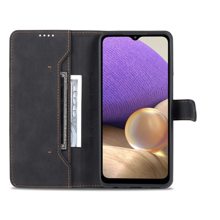 For Samsung Galaxy A32 5G AZNS Dream II Skin Feel PU+TPU Horizontal Flip Leather Case with Holder & Card Slots & Wallet